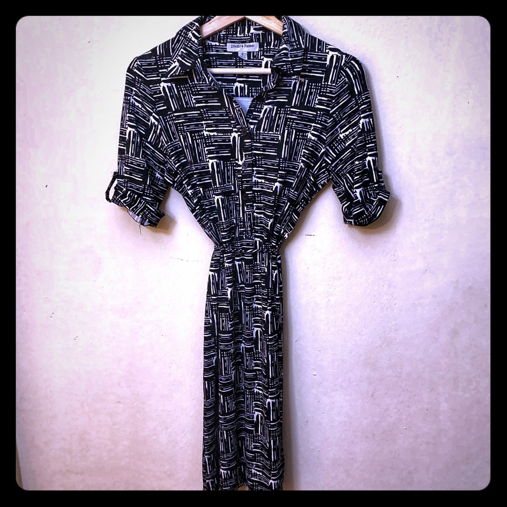 Collared button dress